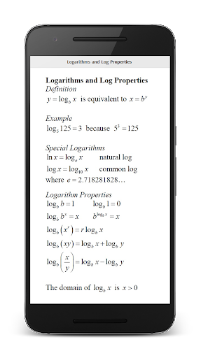 All Math Formulas - عکس برنامه موبایلی اندروید