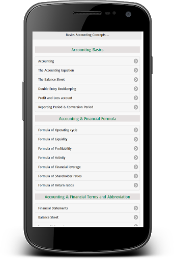 Basic Accounting - Image screenshot of android app