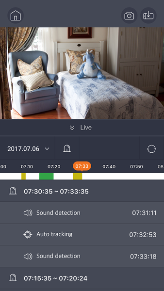 Wisenet SmartCam+ - عکس برنامه موبایلی اندروید