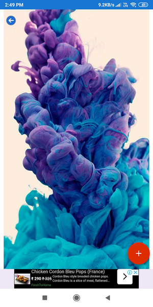 Colorful Smoke HD Wallpapers - Image screenshot of android app