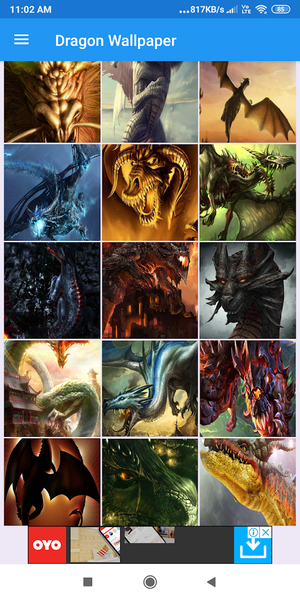 Dragon HD Wallpapers - Image screenshot of android app