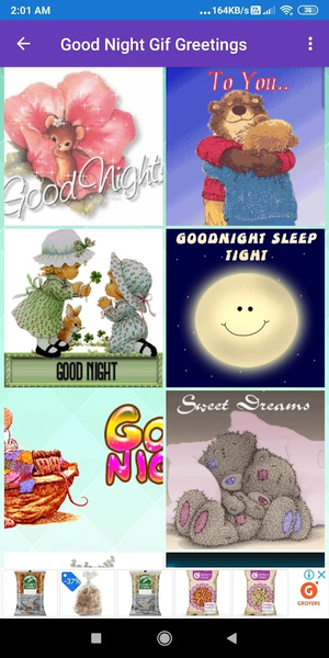 Good Night Greetings - Image screenshot of android app