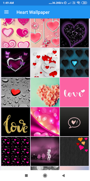 Heart HD Wallpapers - Image screenshot of android app