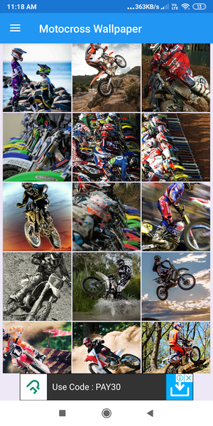 Motocross HD Wallpapers - Image screenshot of android app