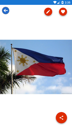 Philippines Flag Wallpaper: Fl - Image screenshot of android app
