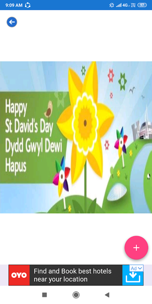 St David Day Greetings - عکس برنامه موبایلی اندروید