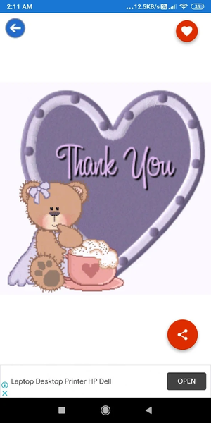 Thank You Greetings - Image screenshot of android app