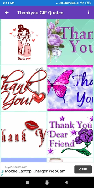 Thank You Greetings - Image screenshot of android app