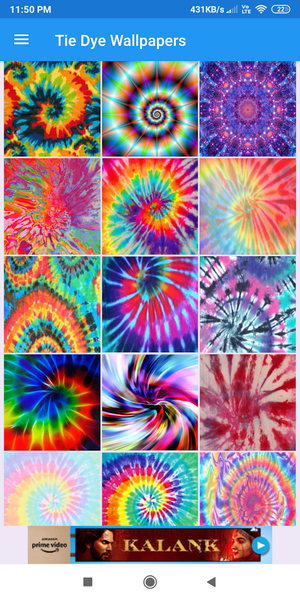 Tie Dye HD Wallpapers - Image screenshot of android app