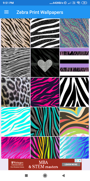 Zebra Print HD Wallpapers - عکس برنامه موبایلی اندروید