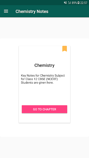 Chemistry Notes - Image screenshot of android app