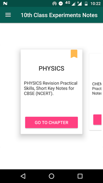 Class 10 Science Practicals - Image screenshot of android app