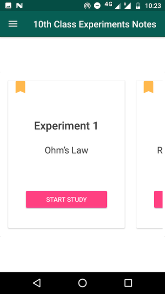 Class 10 Science Practicals - Image screenshot of android app