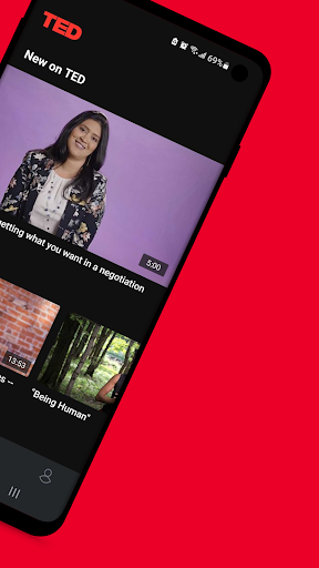 TED - Image screenshot of android app