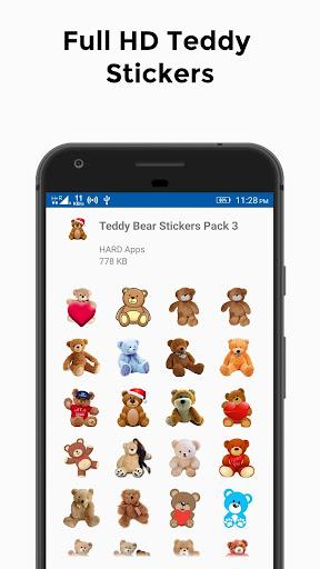 TeddyBear Sticker For Whatsapp - عکس برنامه موبایلی اندروید