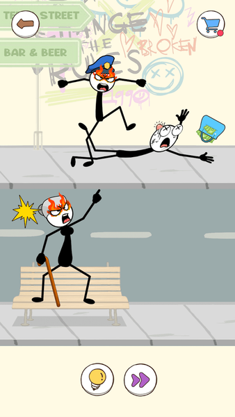 Tricky Thief: Brain Test - Gameplay image of android game
