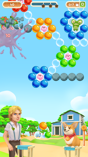 Bubble Shooter Magic Farm - Gameplay image of android game