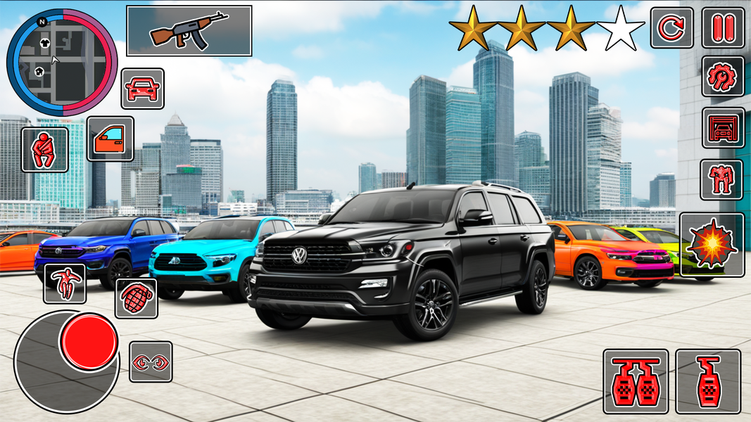 Rope Hero Gangster Crime Mafia - Gameplay image of android game