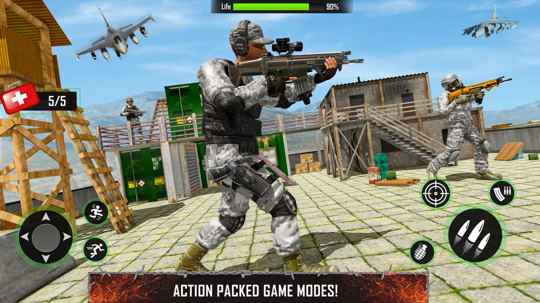 FPS Shooting Game Offline 2023 - Gameplay image of android game