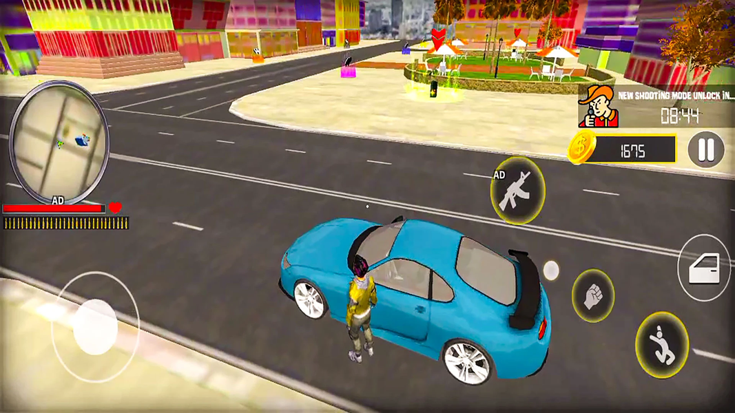 Gangster Crime City Offline - Gameplay image of android game