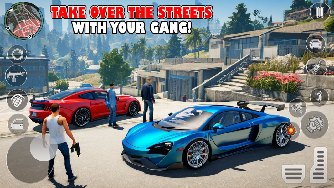 Gangster Crime City Offline - عکس بازی موبایلی اندروید