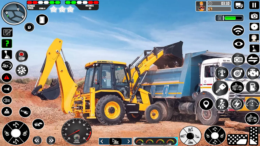 JCB Excavator Simulator JCB 3D - عکس بازی موبایلی اندروید