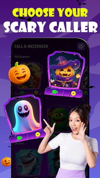 Halloween Monster: Prank Call - Image screenshot of android app