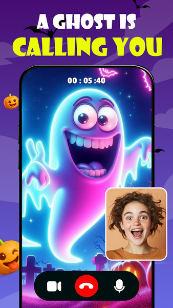 Halloween Monster: Prank Call - Image screenshot of android app