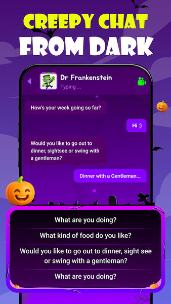 Halloween Monster: Prank Call - Image screenshot of android app