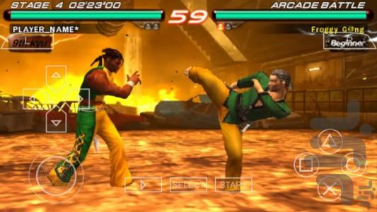 تیکن 6 شبیه ساز psp - Gameplay image of android game