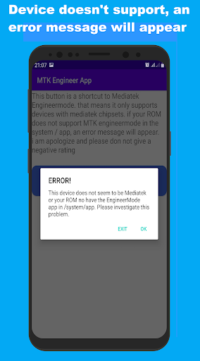 MTK Engineer App - 4G 5G Mode - Image screenshot of android app