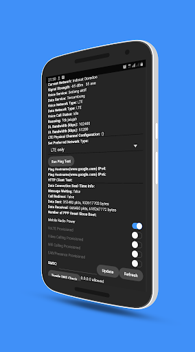 MTK Engineer App - 4G 5G Mode - Image screenshot of android app
