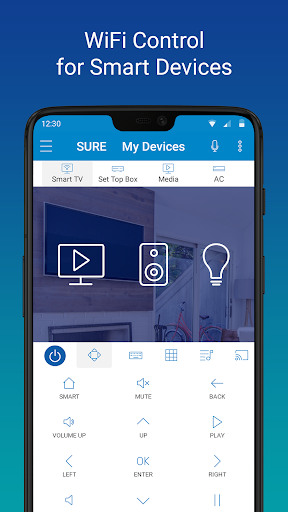 SURE - Smart Home and TV Universal Remote - Image screenshot of android app