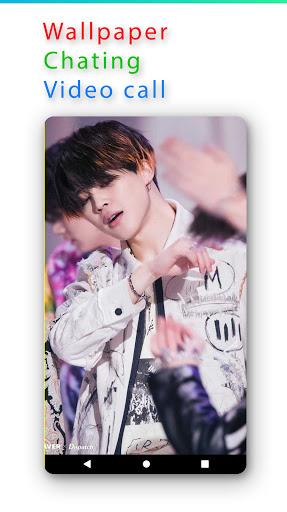 Chat with BTS JIMIN-video call - Image screenshot of android app