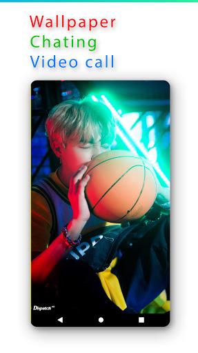 Chat with BTS JIMIN-video call - Image screenshot of android app