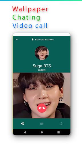 Bts Suga Video Chat & Call - عکس برنامه موبایلی اندروید