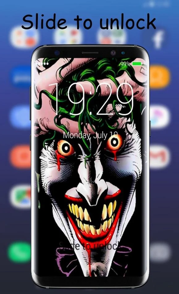 Joker Lock Screen - عکس برنامه موبایلی اندروید
