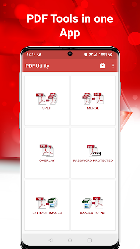 PDF Utility - PDF Tools - Image screenshot of android app