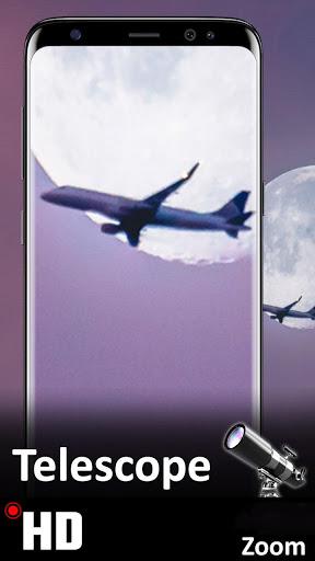 Telescope Zoom Photo Video Cam - عکس برنامه موبایلی اندروید