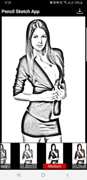 Pencil Sketch Drawing Editor - Image screenshot of android app