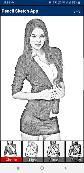 Pencil Sketch : Photo Sketches - عکس برنامه موبایلی اندروید