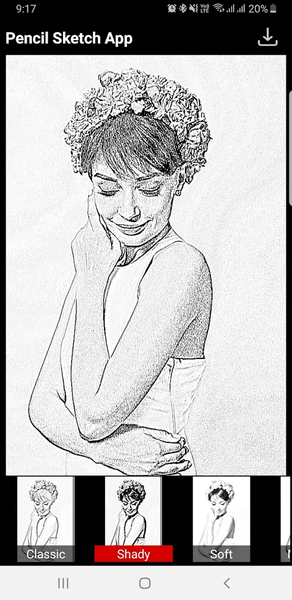 Pencil Sketch Drawing Editor - Image screenshot of android app