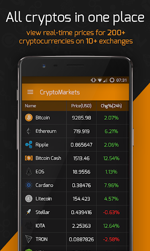 baha CryptoMarkets - Image screenshot of android app