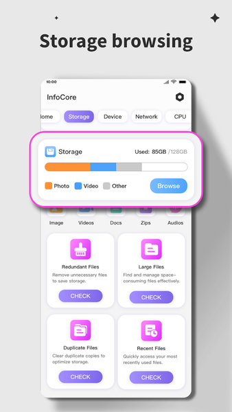 InfoCore - DevInfo & Clean - عکس برنامه موبایلی اندروید
