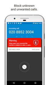 Spam Call Blocker - telGuarder - عکس برنامه موبایلی اندروید