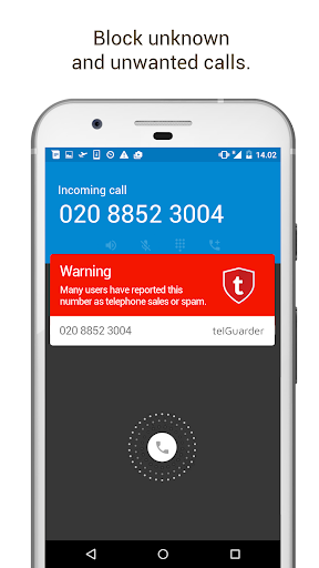 Spam Call Blocker - telGuarder - Image screenshot of android app