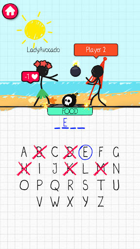 Hangman - Gameplay image of android game