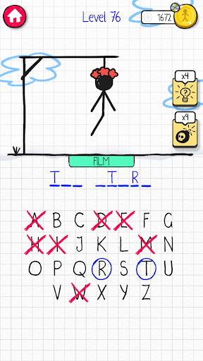 Hangman - Gameplay image of android game