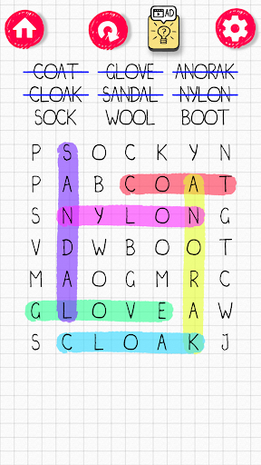 Word Search - عکس بازی موبایلی اندروید