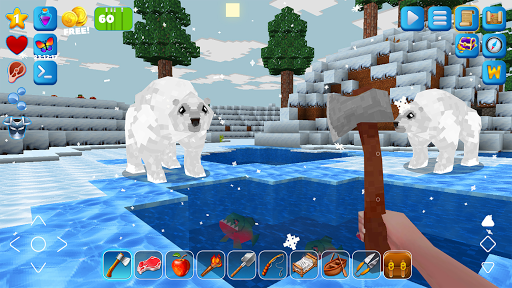 PrimalCraft: Cubes Craft & Survive Game - عکس بازی موبایلی اندروید